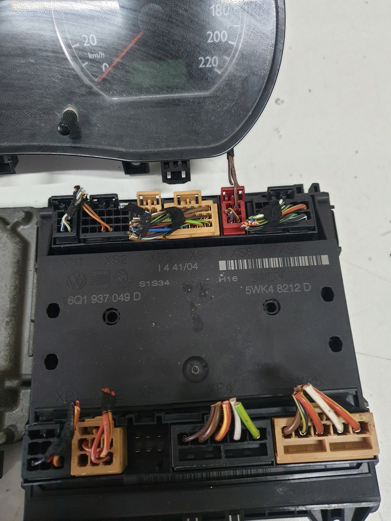 фото №4, Блок керування набір стартовий volkswagen polo 9n 1.4 03e906033l