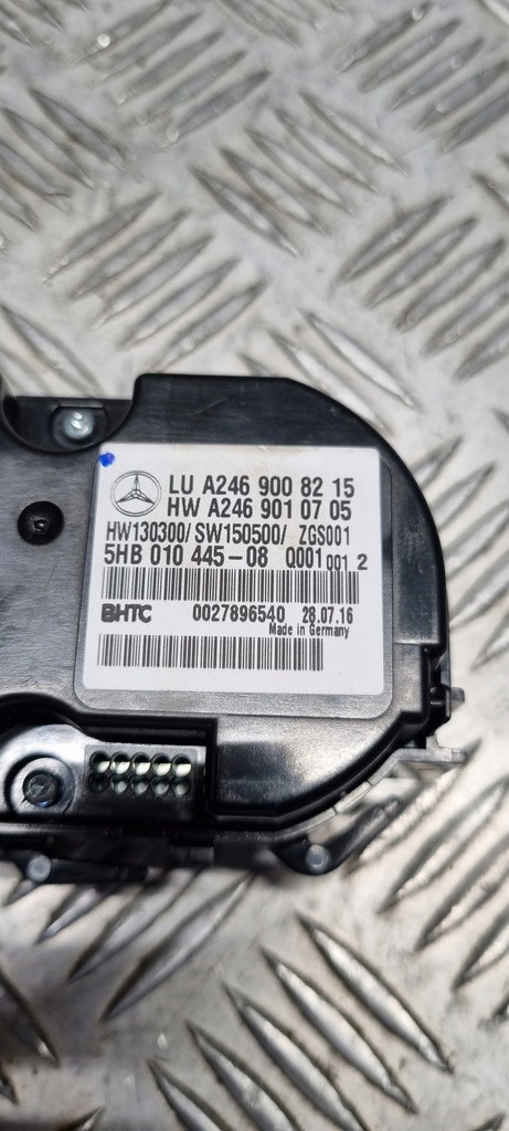 фото №16, Mercedes w117 w246 панель блок керування кондиціонера a2469008215