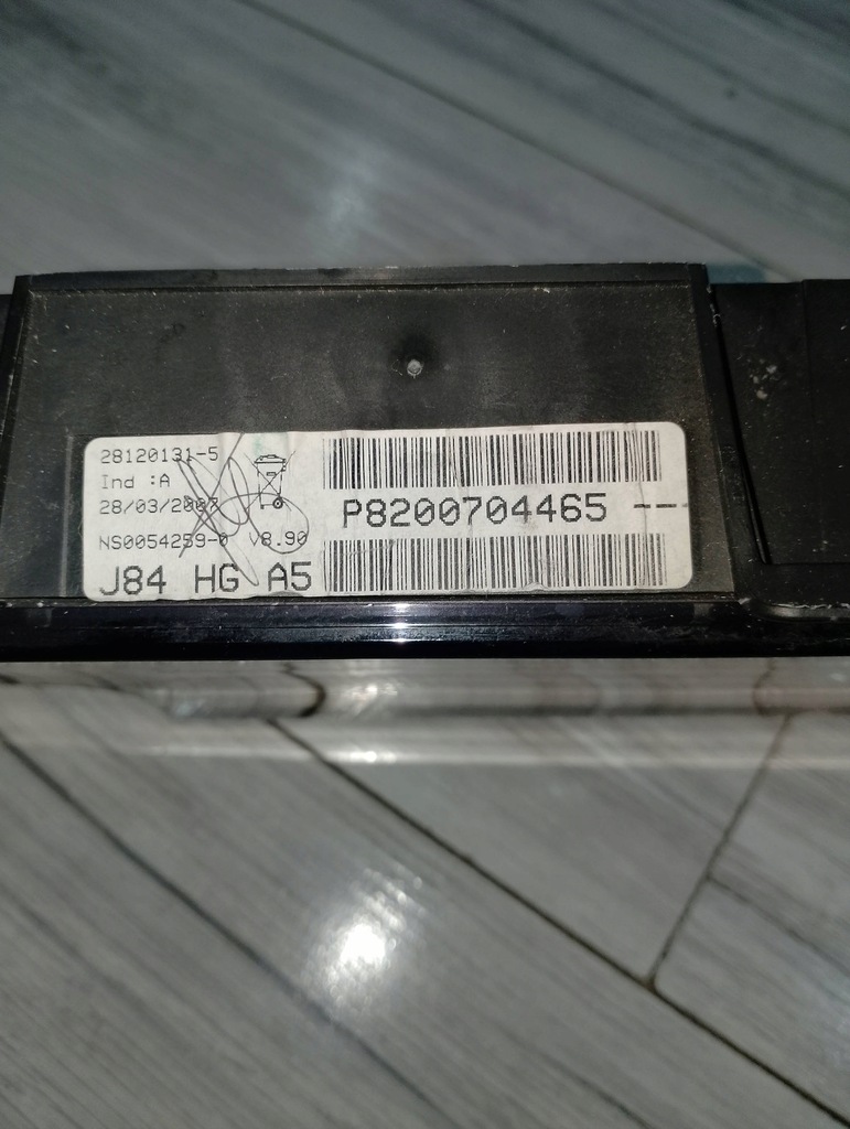 фото №3, Приборная панель счетчик renault scenic ii p8200704465