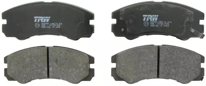 фото №1, Trw тормозные колодки тормозные перед gdb1186