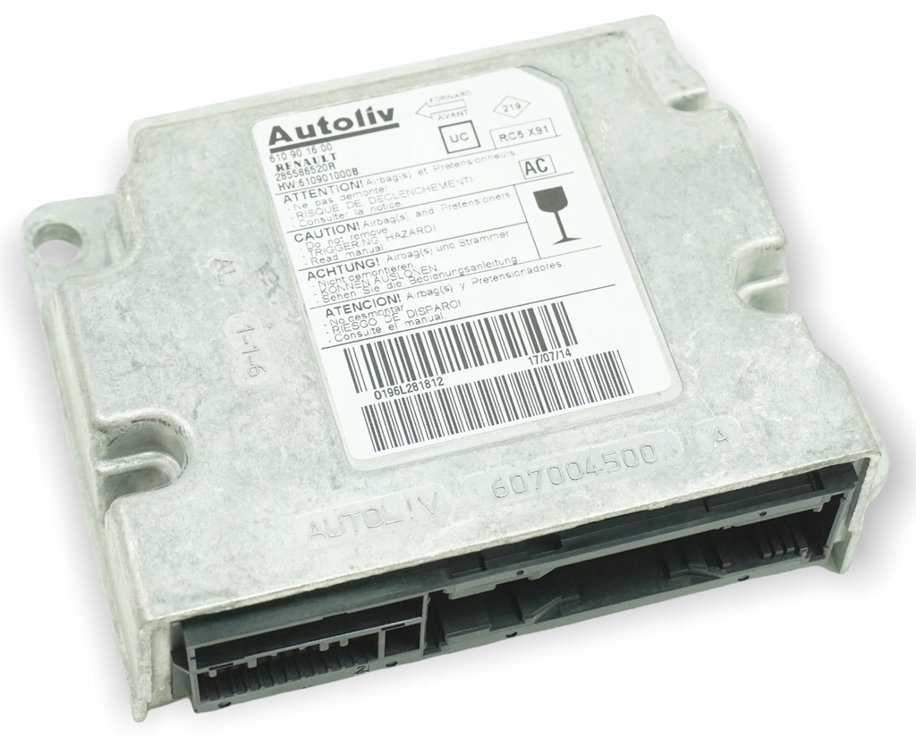 фото №1, Датчик модуль подушка безпеки laguna 610901600