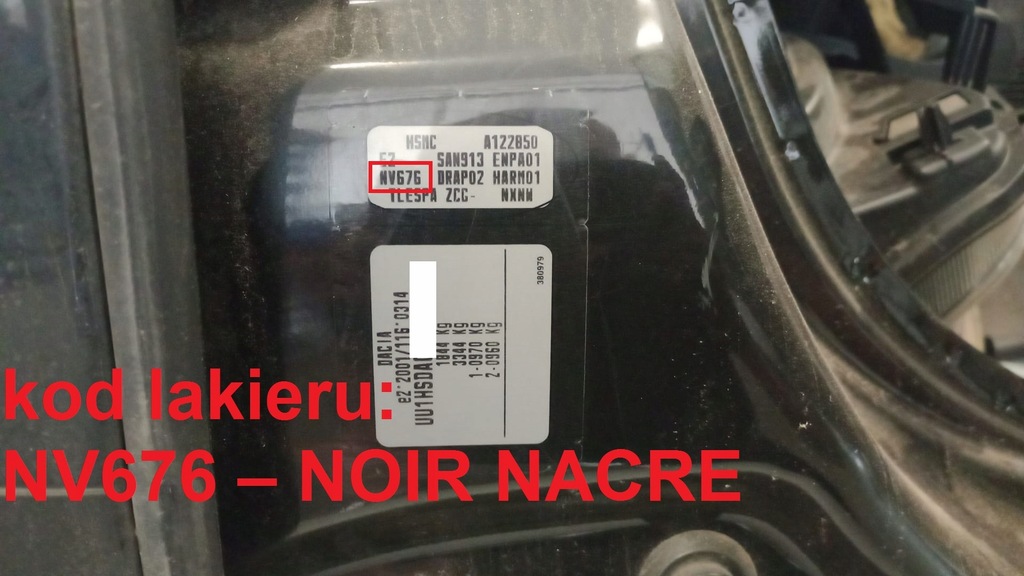 фото №15, Ручка зовнішня права задня nv676 dacia duster i