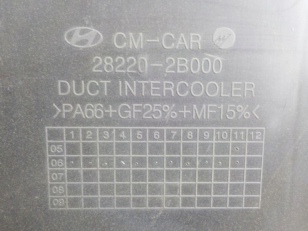 фото №4, Hyundai santa fe ii 2.2 crdi 07r aut повітропровід повітря 28220-2b000