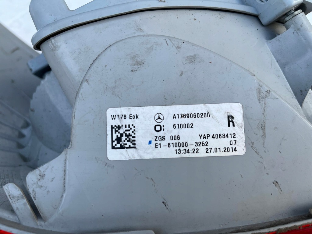 фото №8, Лампа права задня mercedes a klasa w176 176 a1769060200