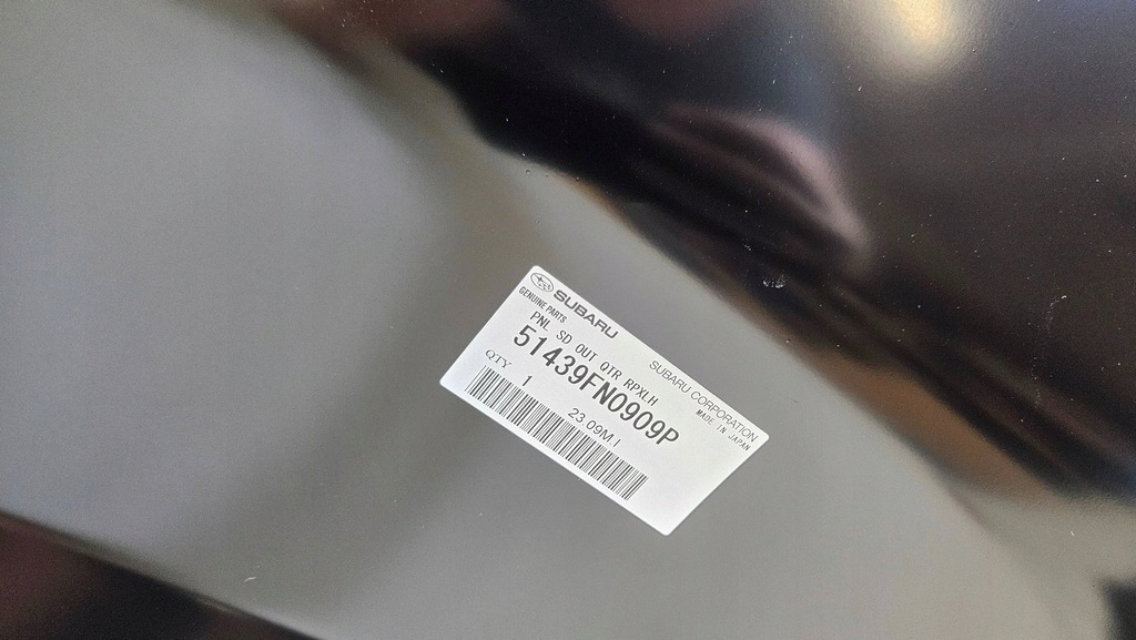 фото №7, Крыло задняя задний левый subaru crosstrek новый оригинал 51439fn0909p