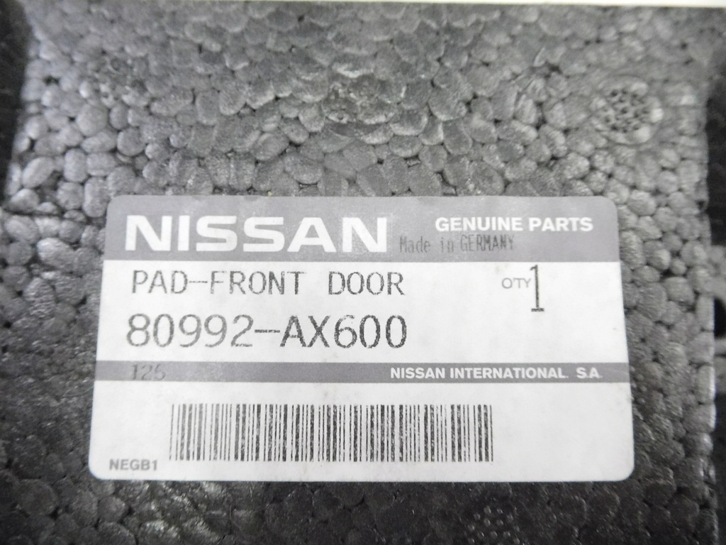 фото №6, Вкладка дверь передних nissan micra 80992-ax600