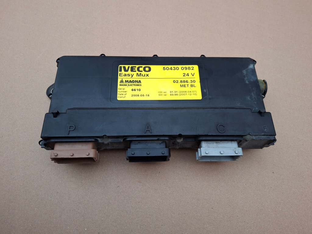 фото №9, Iveco модуль блок керування світла easy mux 02.886.30 504300982