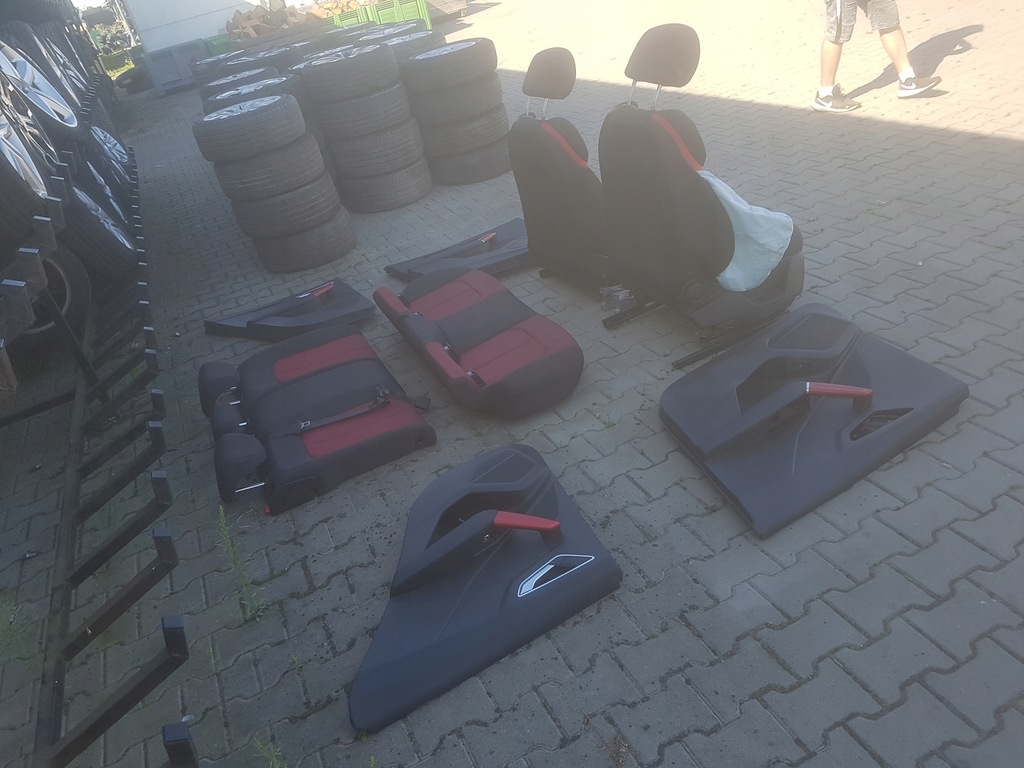 фото №8, Audi q2 16-20r сиденья заднее сиденье обшивки