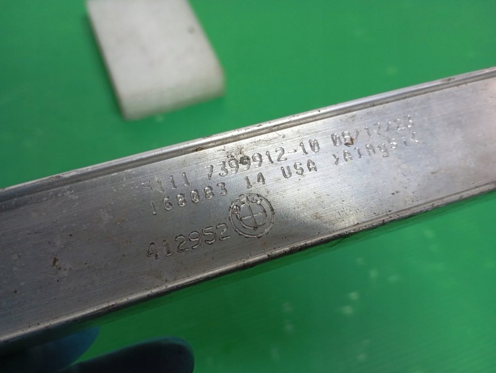 Балка бампера передня нижня bmw x3 g01 x4 g02 168083 Зі Шроту