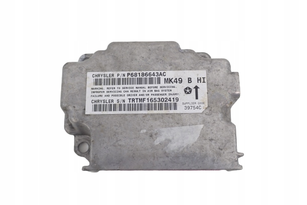 фото №1, Jeep compass chrysler датчик подушка безопасности p68186643ac