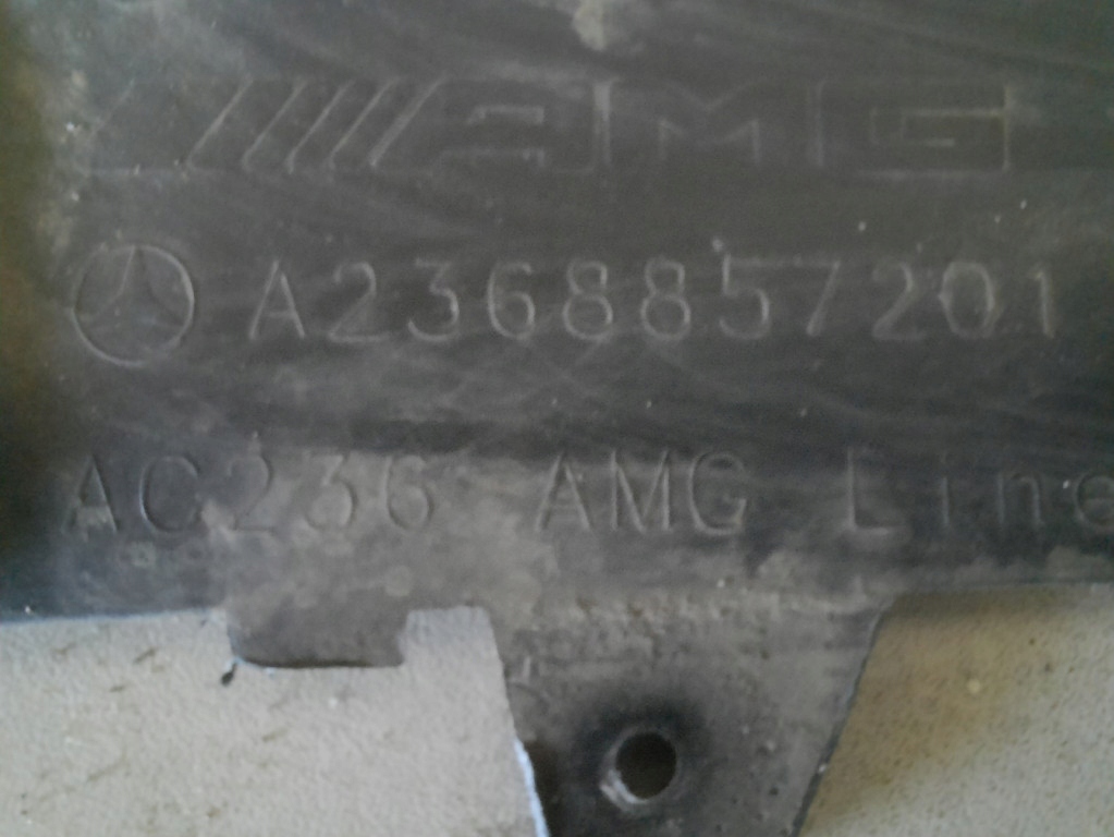 фото №13, Mercedes c w206 21- sedan накладка бампера спойлер задняя задний a2368857201