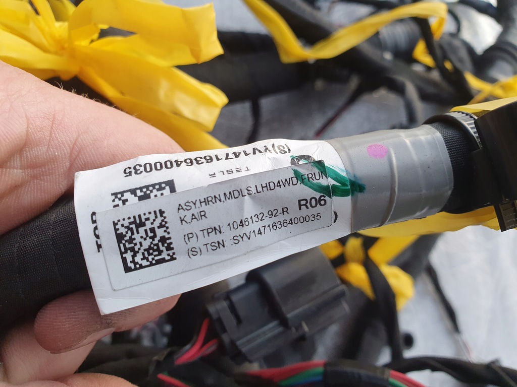 фото №2, Tesla model s передняя жгут трубопровод коренных