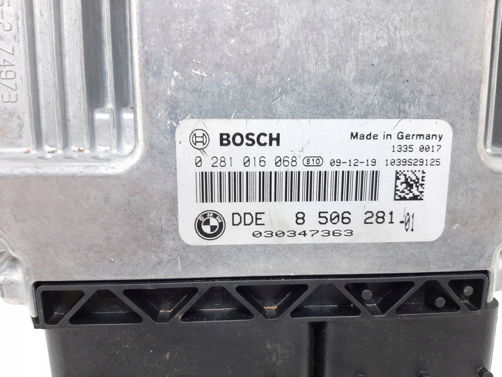 фото №8, Bmw e81 116d lift 10r набір стартовий блок керування двигуна 0281016068 8506281