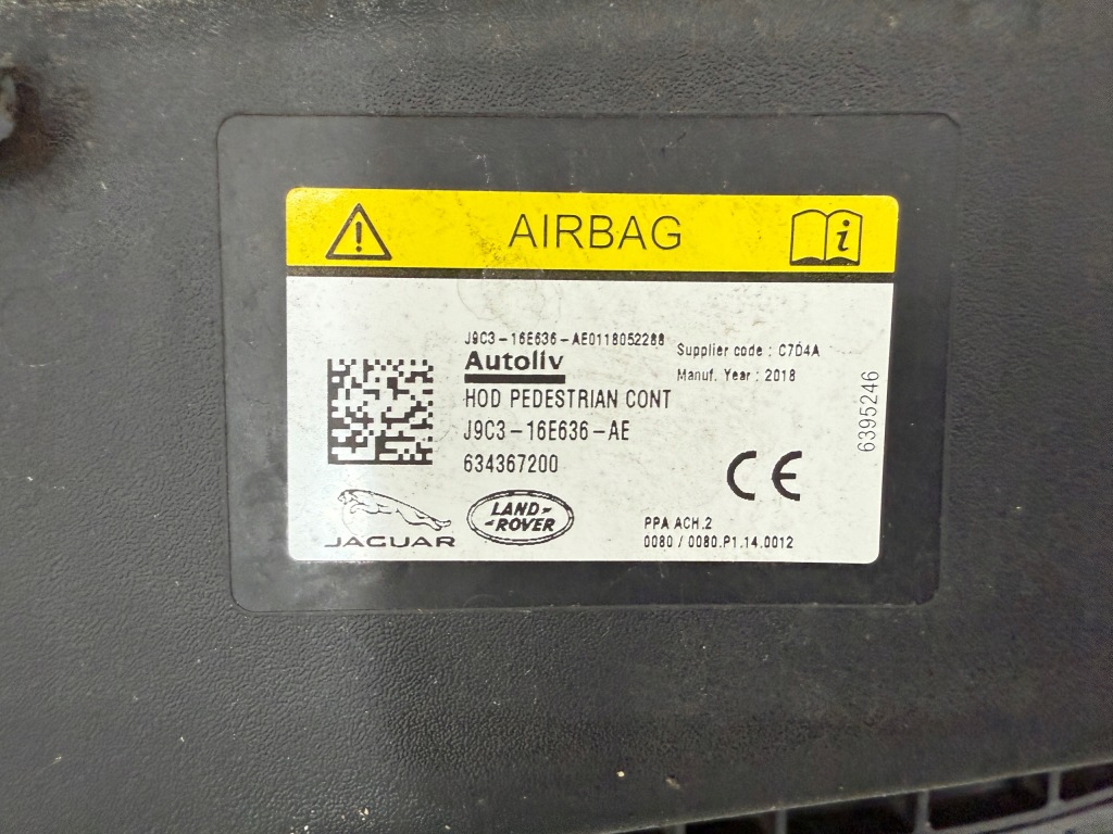 Капот кришка двигуна комплектна jaguar e-pace x540 + подушка безпеки Ціна