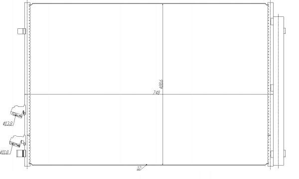 фото №1, Nrf 350477 конденсатор, кондиционер