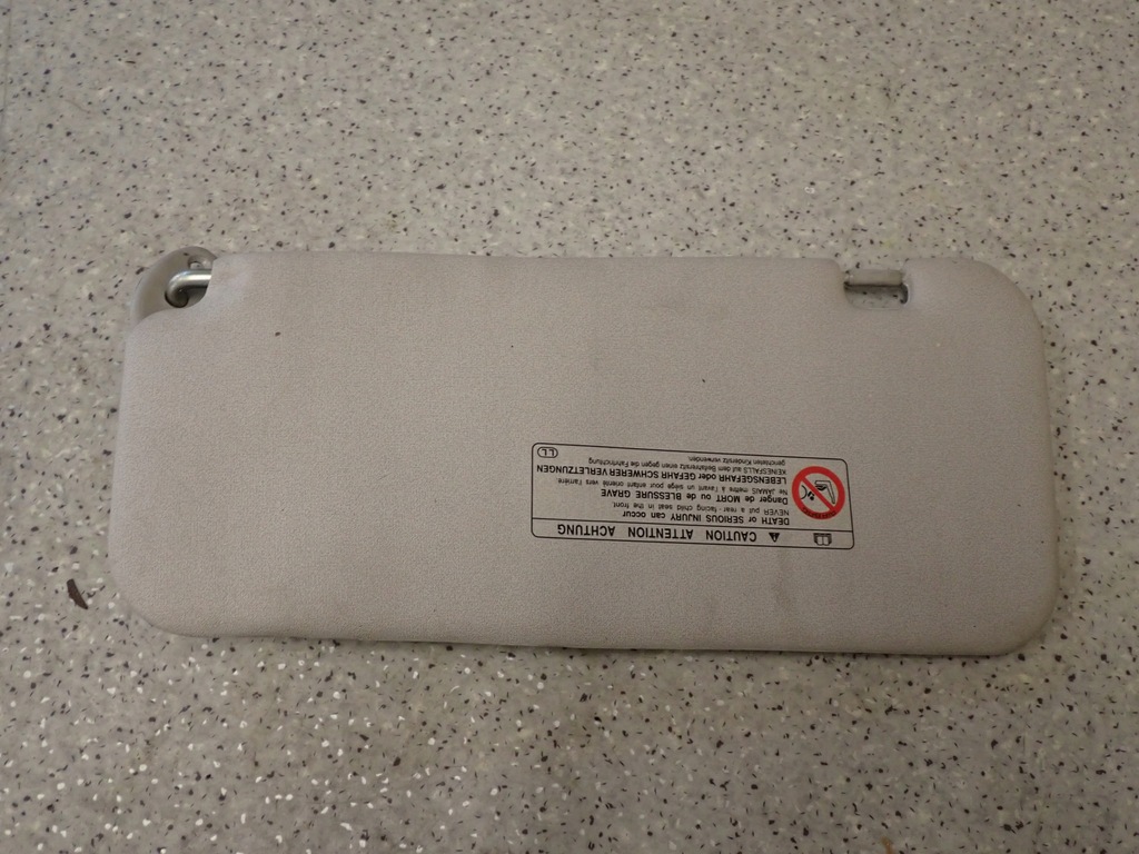 фото №5, Toyota yaris verso козирок сонцезахисний правий