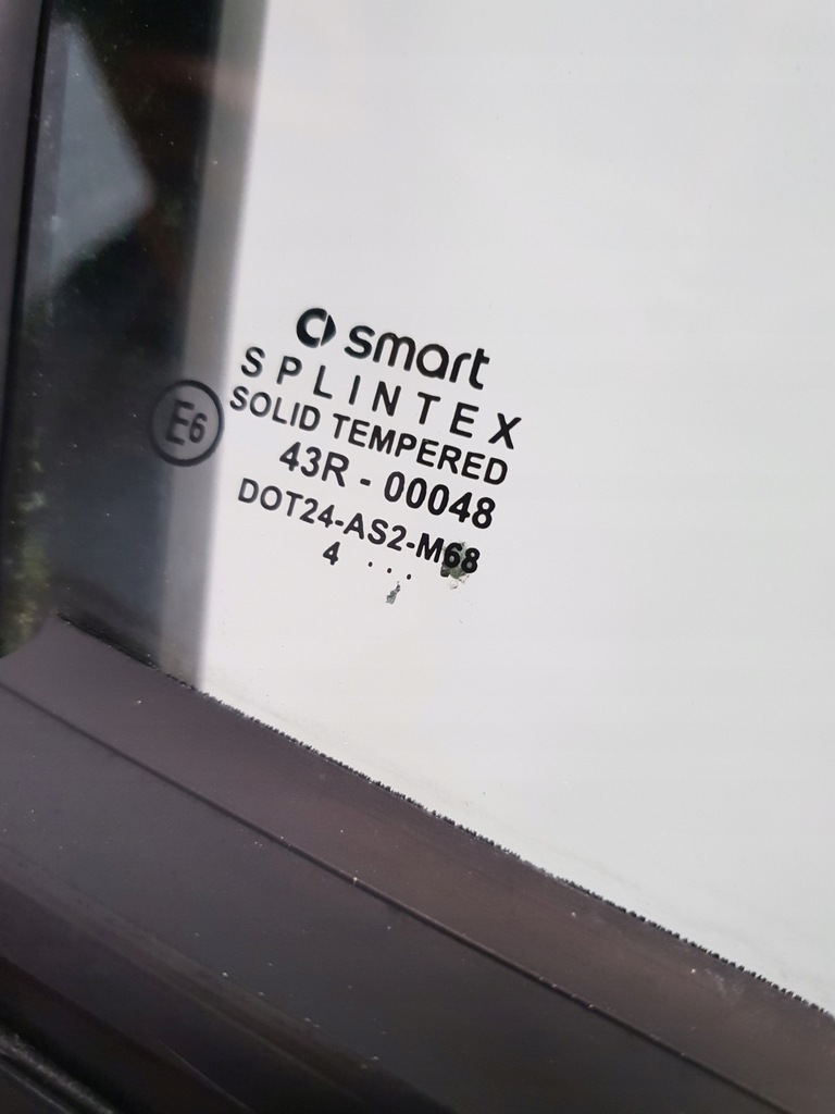 фото №4, Smart 454 forfour рама двері скло правий перед