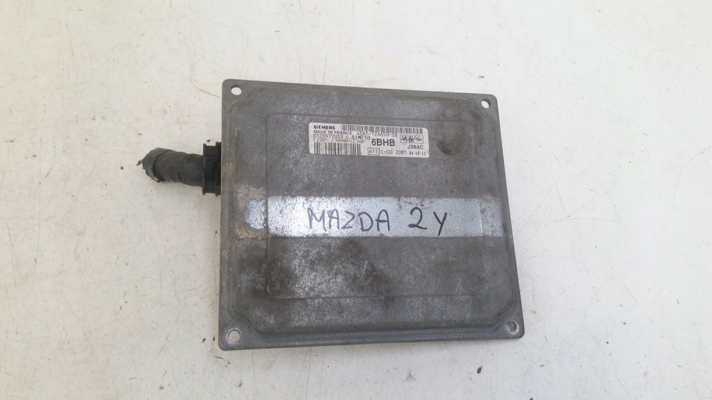 фото №1, Бортовий комп'ютер двигуна 4s6112a650sb mazda 2 dy