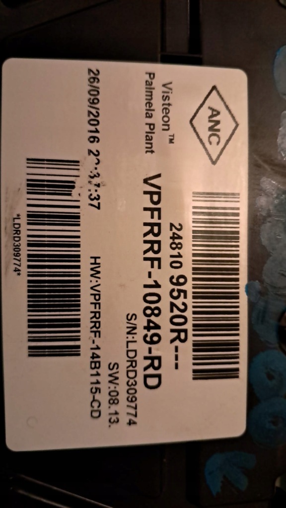 фото №3, Счетчик приборная панель renault clio iv 248109520r