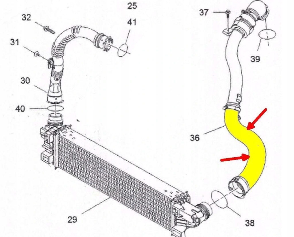 фото №2, Wąż труба turbo интеркулер renault trafic 1.6 dci