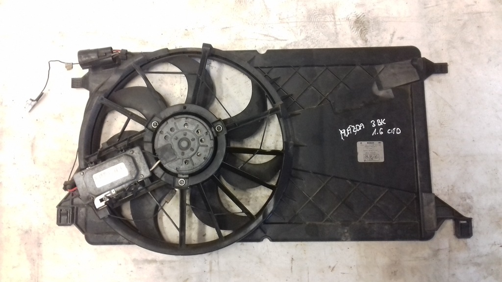 фото №5, Вентилятор радіатора 0130303963 1137328148 mazda 3 bk 03-09 ford volvo
