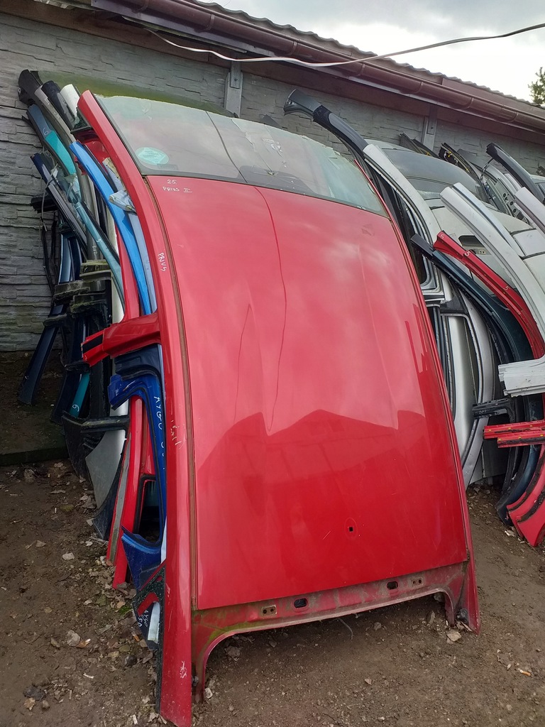 фото №1, Toyota prius ii крыша блок двигателя обшивка крыша