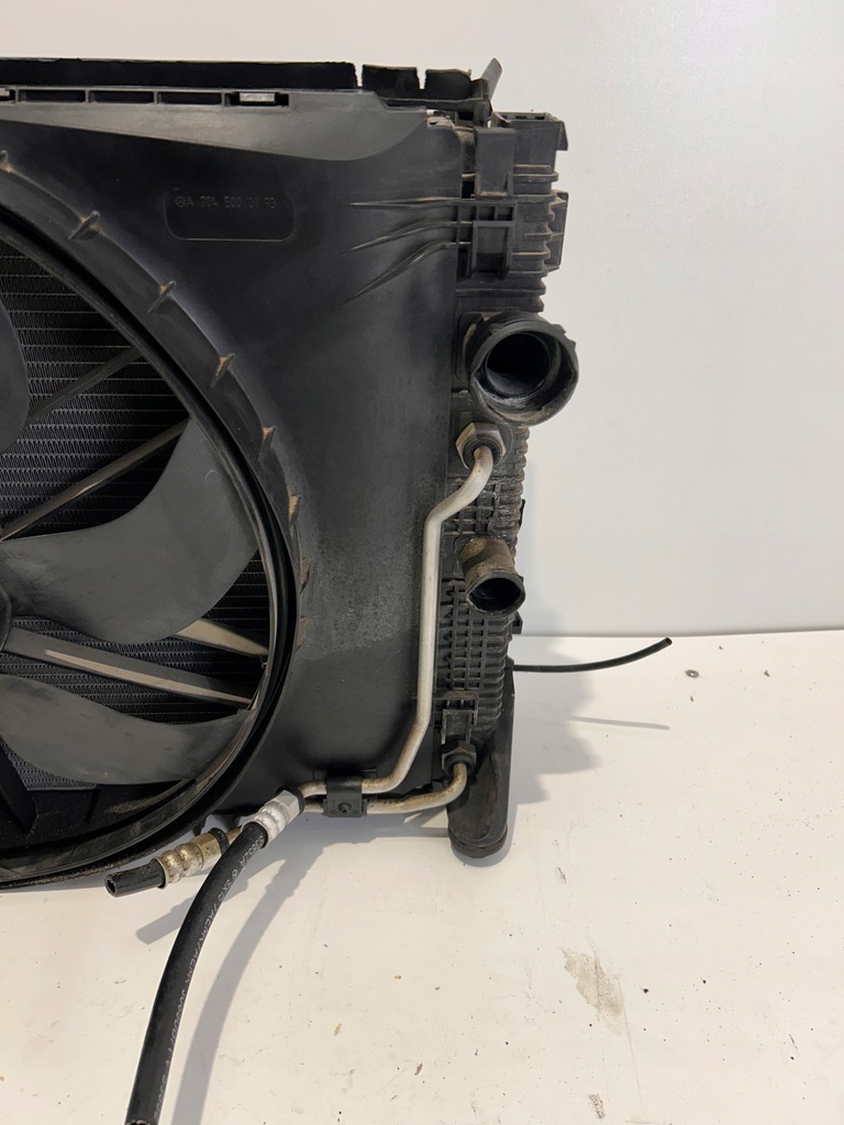 фото №7, Mercedes w204 w212 glk набір радіатор радіатор вентилятор