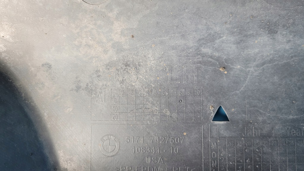 фото №7, Bmw x6 iii g06 21r подкрылок левый перед задняя часть 7427507