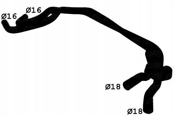 фото №1, Sasic шланг отопителя opel renault movano mast
