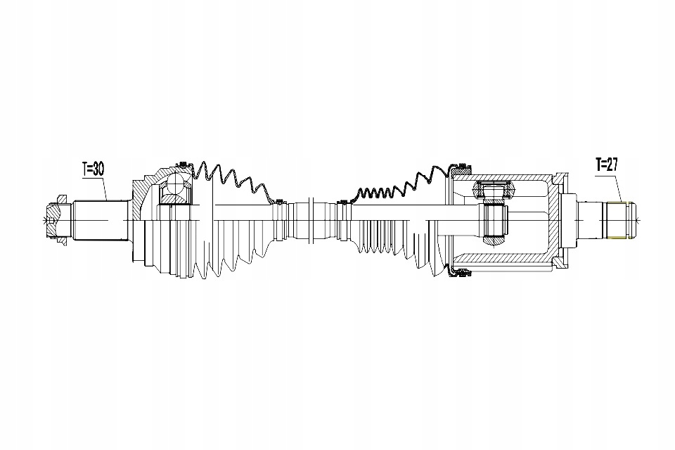 Привідний вал привідна bmw x6 06- ліва typ 2 в Україні
