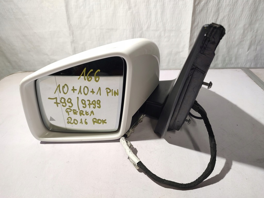 фото №8, Mercedes w166 x166 166 ml gl gle gls зеркало левая 21pin 10+10+1 799 9799