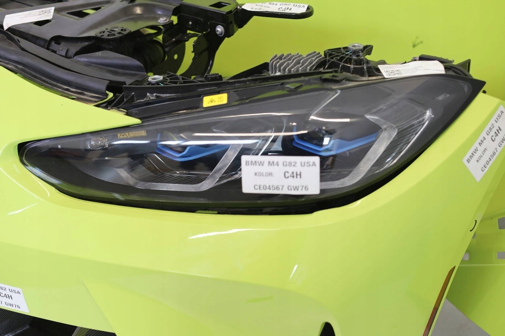 фото №11, Bmw m4 g82 g83 капот бампер m-power крила лампа laser pas usa c4h
