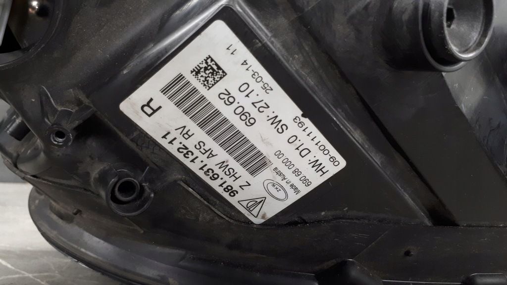 фото №13, 98163113211 фара правий перед ксенон porsche boxster cayman 981