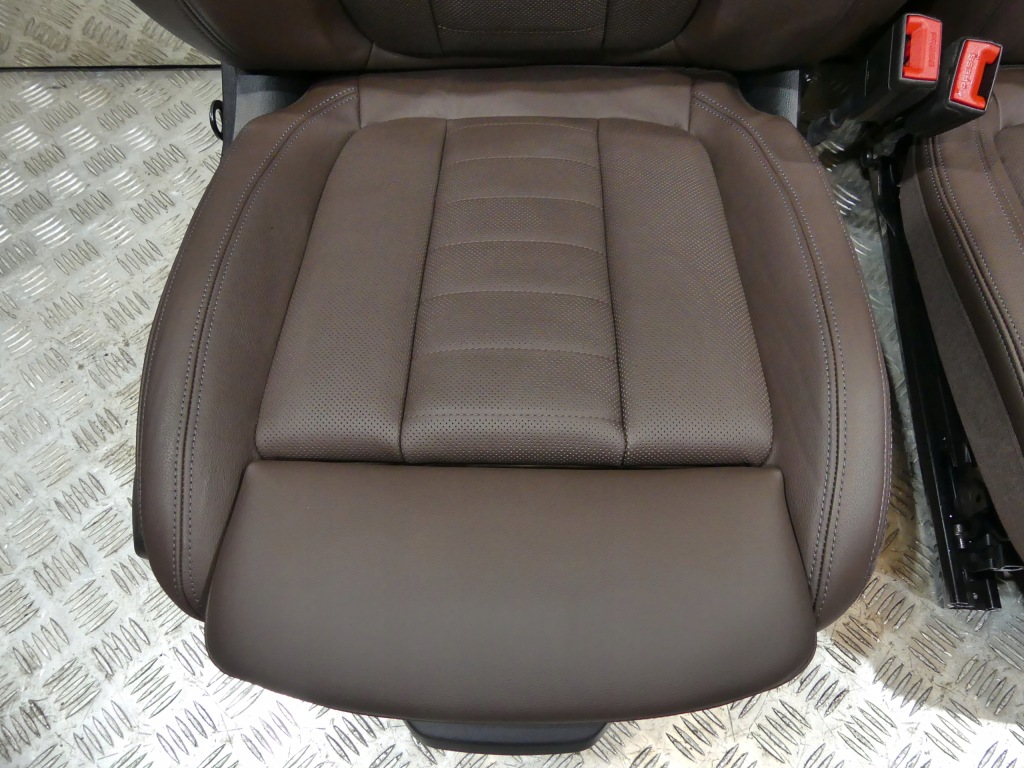 фото №8, Bmw x4 g02 оббивка сидіння заднє сидіння обшивки vernasca mokka вентиляція 15 km