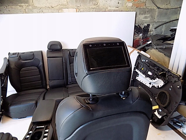 фото №10, Citroen ds5 11- сидіння сидіння заднє сидіння обшивки тунель czarna шкіра комплект