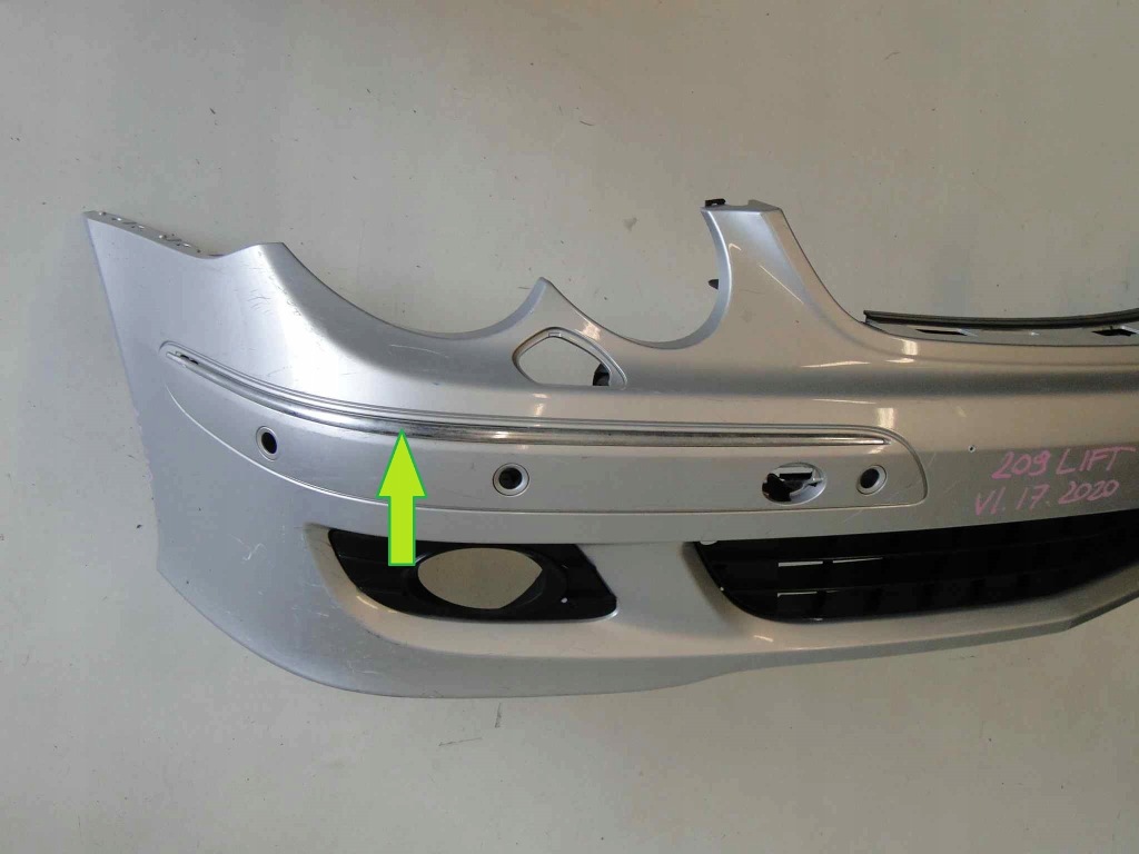 фото №3, Mercedes clk 209 lift молдинг хром бампера