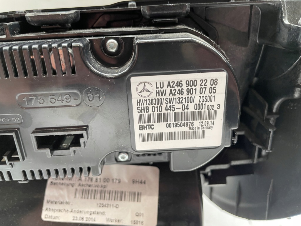 Mercedes w176 aklasa рамка тунель середнього панель кондиціонера a1766807100 Ціна