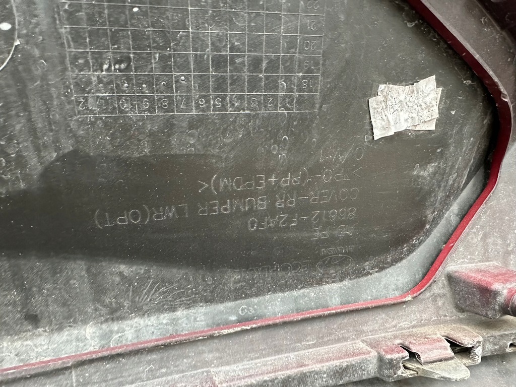 фото №8, Бампер задня задній hyundai elantra vi 6 lift fl 2018- + молдинг 86612-f2af0