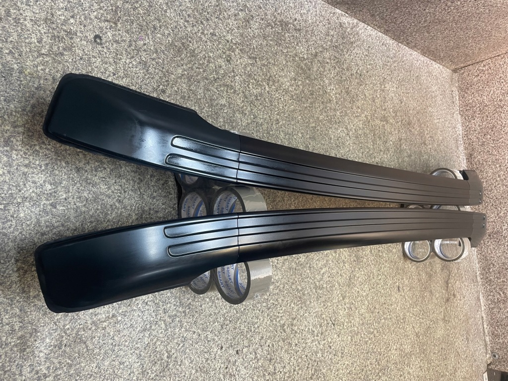 Рейлінги дахові комплект рейлінг правий + ліве bmw x6 e71 рестайлінг  чорні в гарному стані Київ