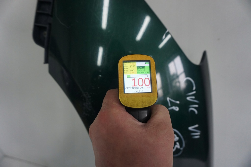 фото №12, Honda civic vii крила передній лівий зелений 2003rok