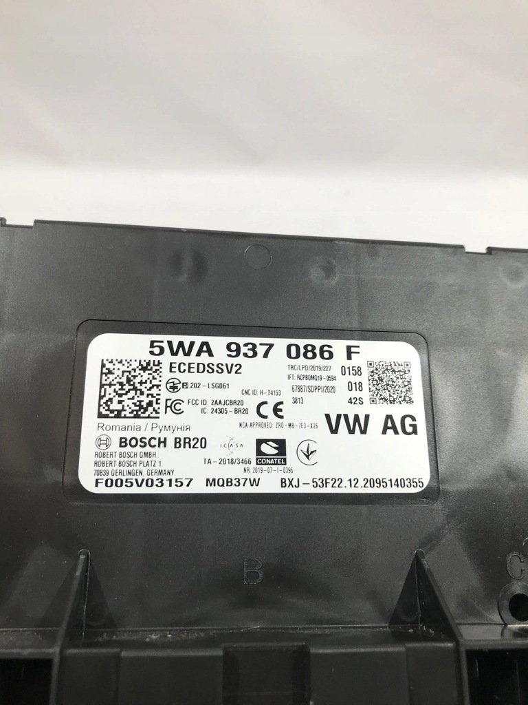 фото №1, Модуль комфорту seat leon iv kl 20- 5wa937086f