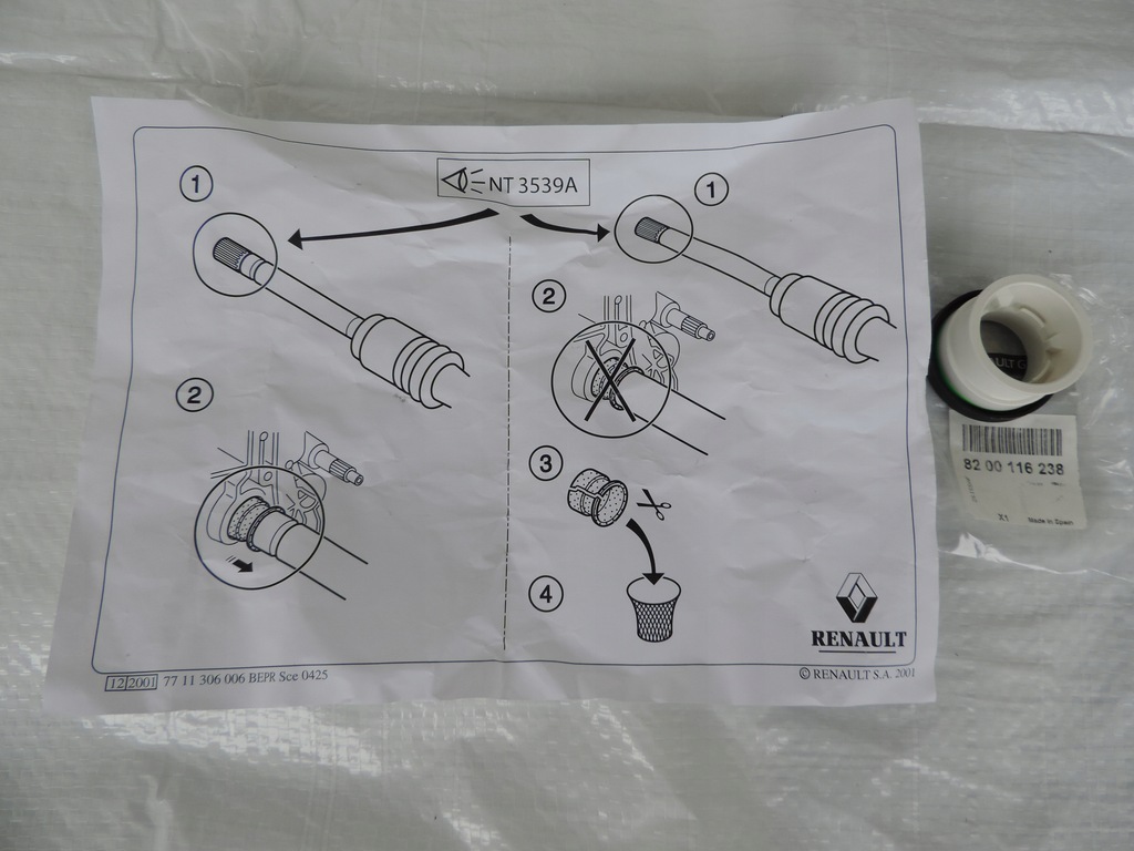 фото №8, Сальник полуось r master iii movano b nv400 оригинал