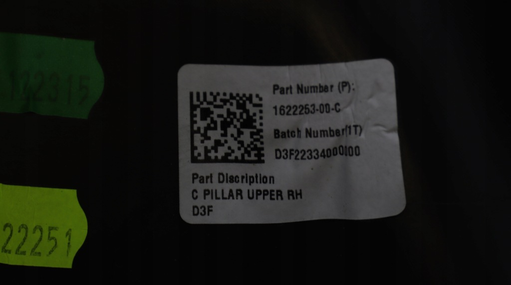 Tesla model y 2020 2025 захист молдинг стійка багажника права 1622253-00-c Недорого