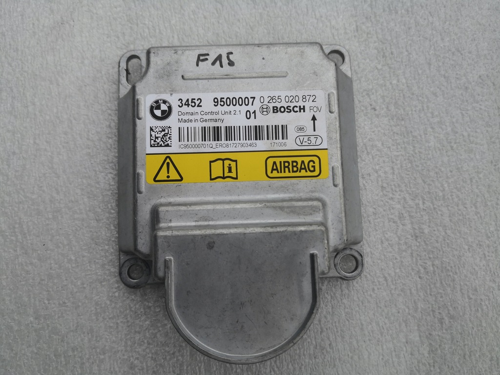фото №1, Модуль блок керування подушка безпеки icm bmw f15 f16 9500007