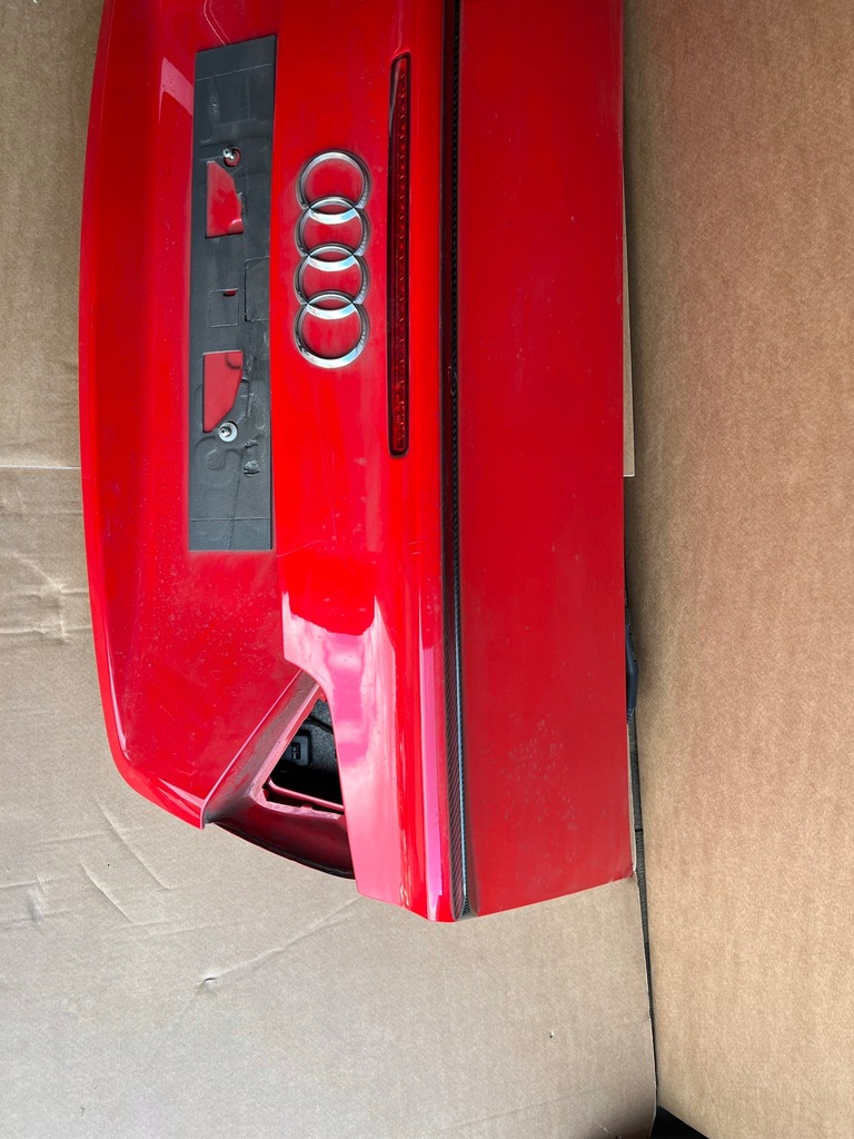 фото №4, Audi rs5 a5 8t0 cabrio задня кришка багажника спойлер карбон