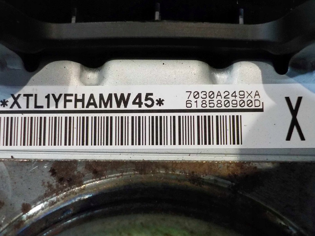 фото №5, Mitsubishi asx i 12r подушка безопасности подушка водителя 7030a249xa