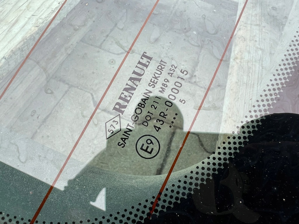 фото №8, Renault modus крышка багажника задняя задняя багажника mv632 2005r оригинал