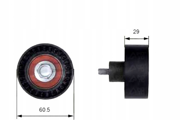 фото №1, Gates ролик направляющая ремень распределительного вала ford cougar