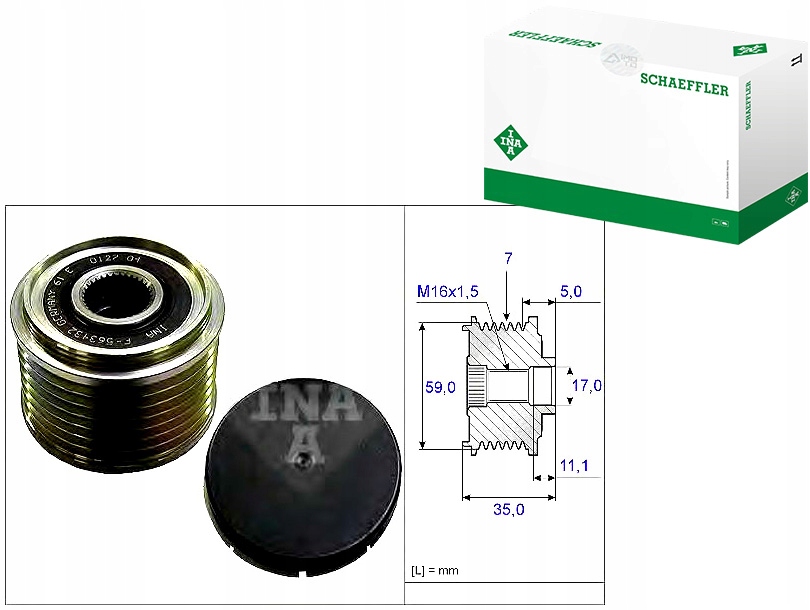 Купить Генератор - сцепление односторонний schaeffler ina 535 0159 10