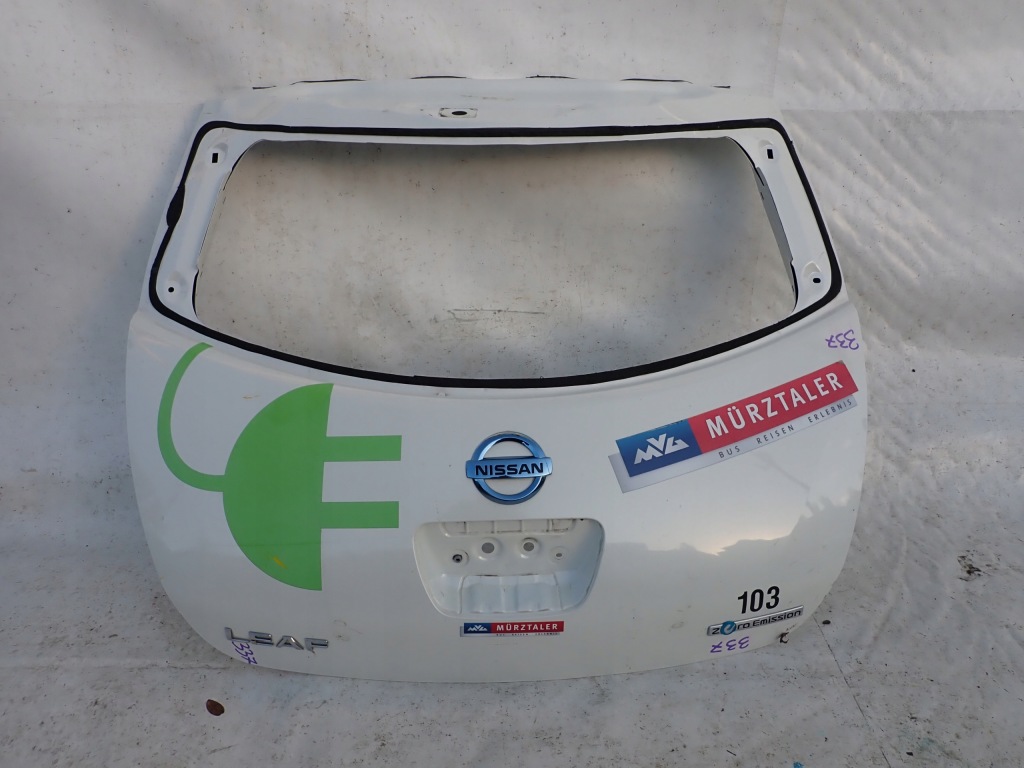 фото №1, Nissan leaf i 10-17 крышка багажника багажника